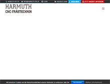 Tablet Screenshot of harmuth-cnc.de